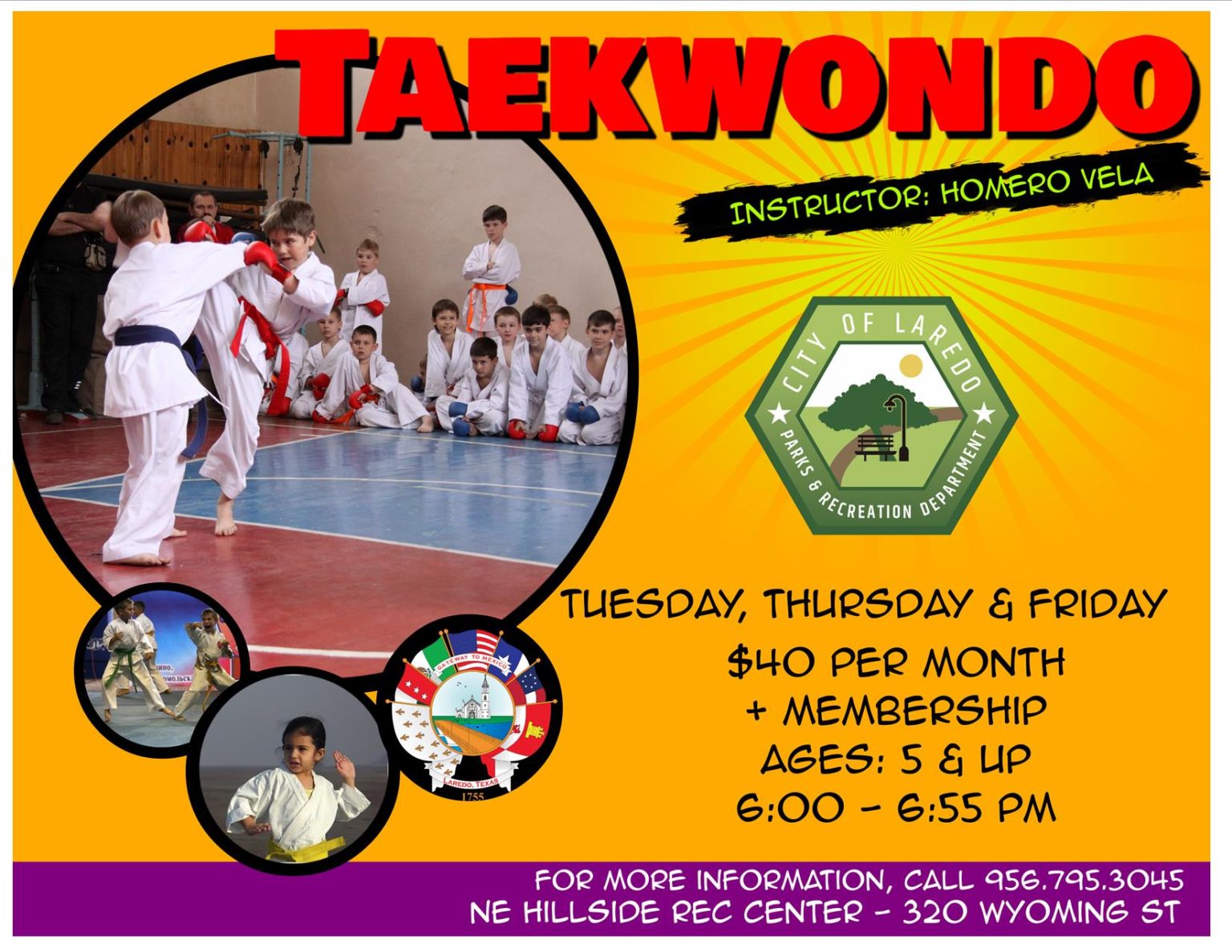 Taekwondo Parks & Recreation Department