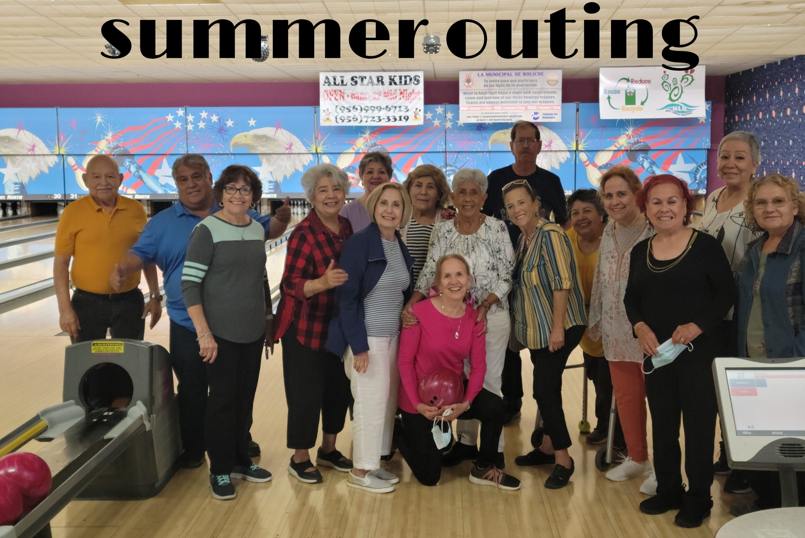 2022 Bowling Group For Summer Activity