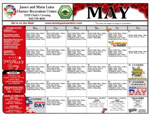 Haynes May 2023 Calendar