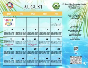 2025 August Calendar