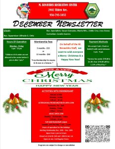 December 2023 Newsletter M.b.