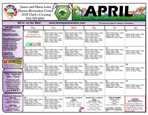 Haynes April 2024 Calendar