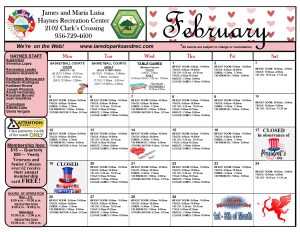 Haynes February 2024 Calendar