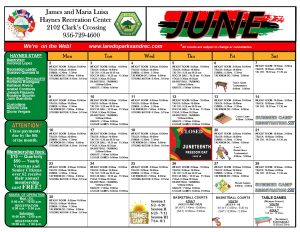 Haynes June 2025 Calendar