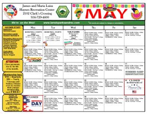 Haynes May 2025 Calendar