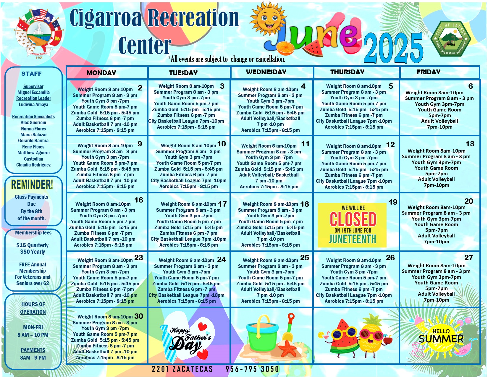 June 2025 Calendar Finished