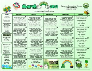 March 2025 Calendar Approved