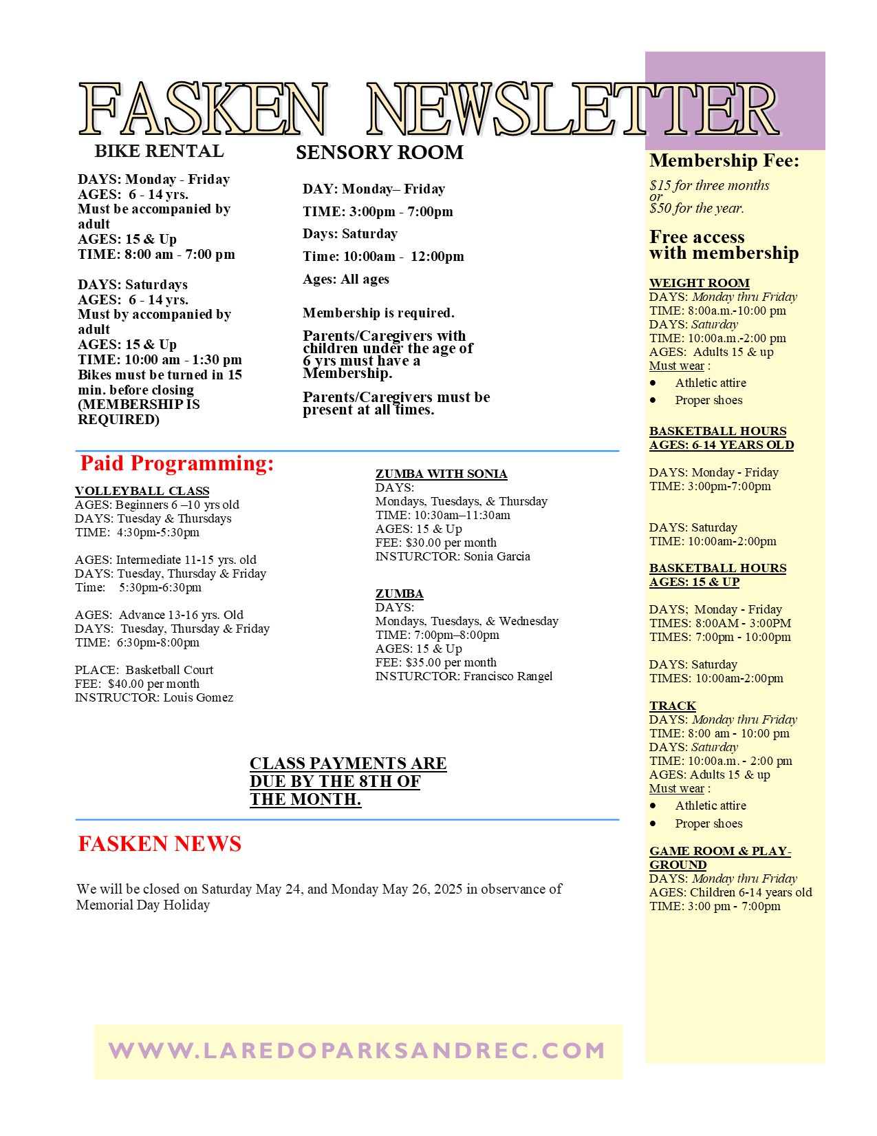 May 25 Newsletter (1)