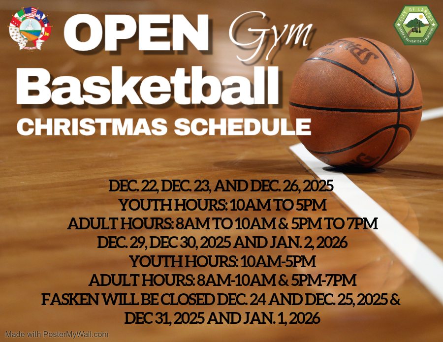 Open Gym Holiday Schedule