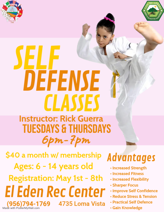 Self Defense Classes Flyer Made With Postermywall (1)