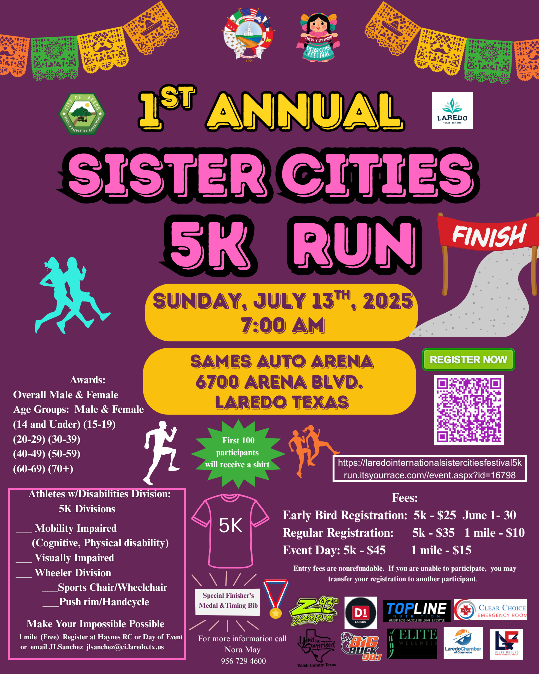 Sister Cities 5k Run Results