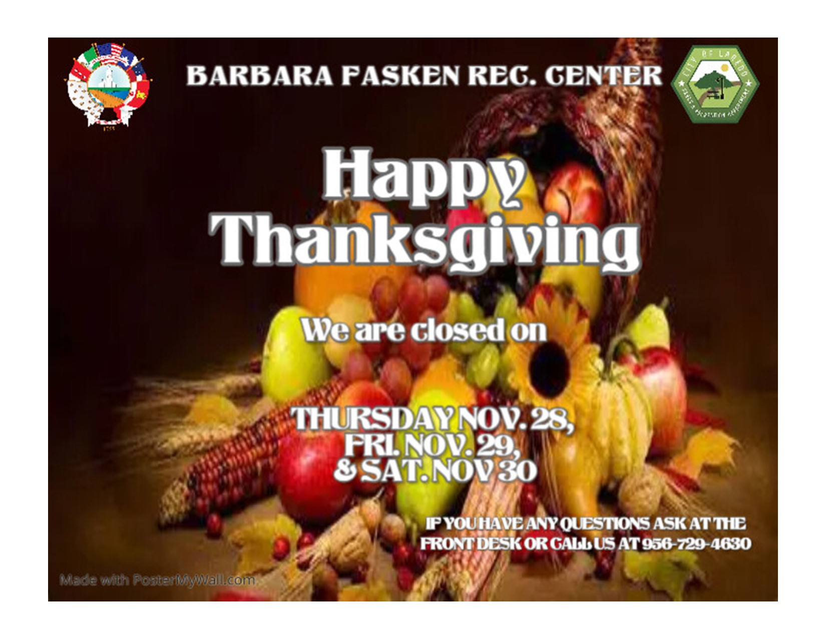 Thanksgiving Day Flyer 2024