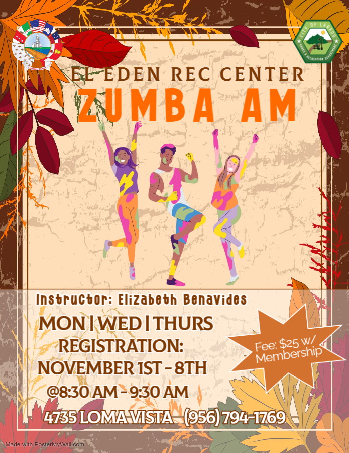 Zumba Classes Made With Postermywall (1)